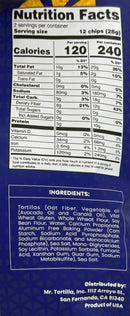 Mr Tortilla Low Carb Tortilla Chips