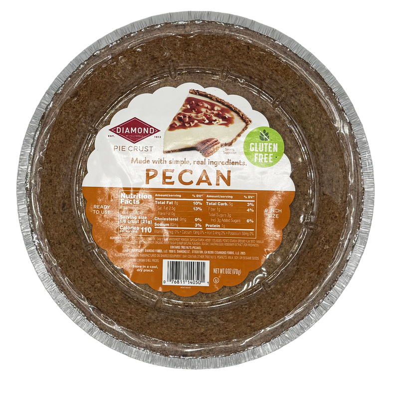 Diamond of California Nut Pie Crusts, 6oz