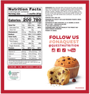 Quest Nutrition Bake Shop Muffins, 4 pack box