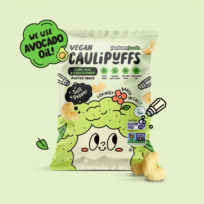 CauliPuffs Gluten Free Cauliflower Puffed Snacks