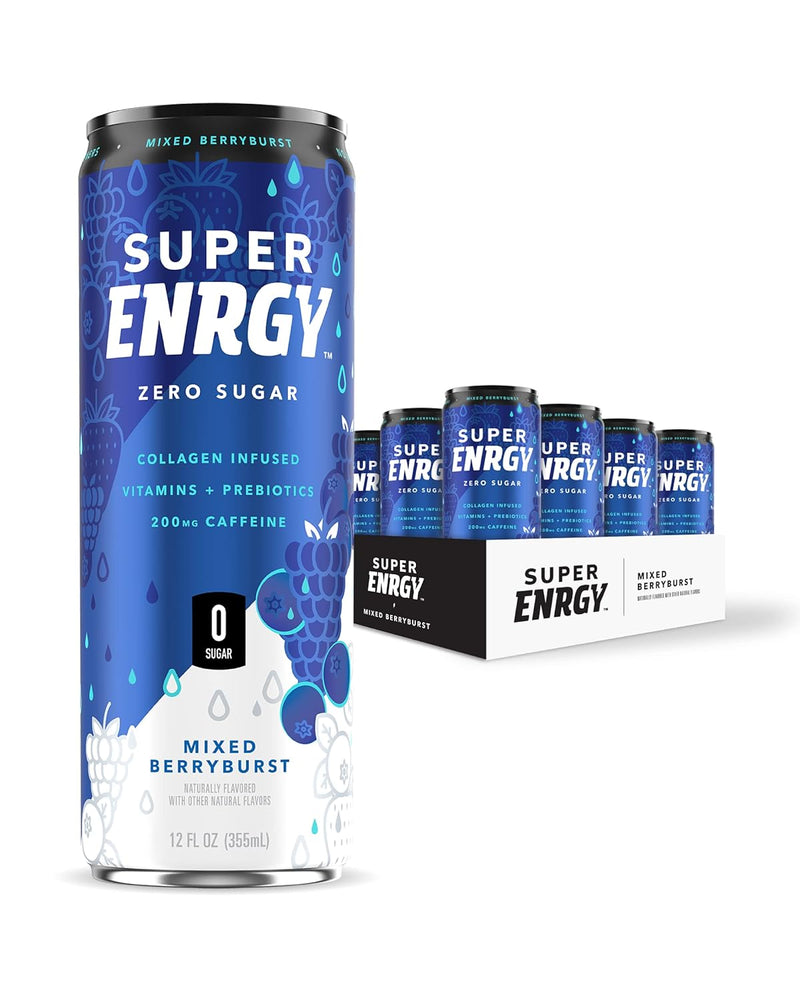 Kitu Super Enrgy Zero Sugar Energy Drink, 12 oz