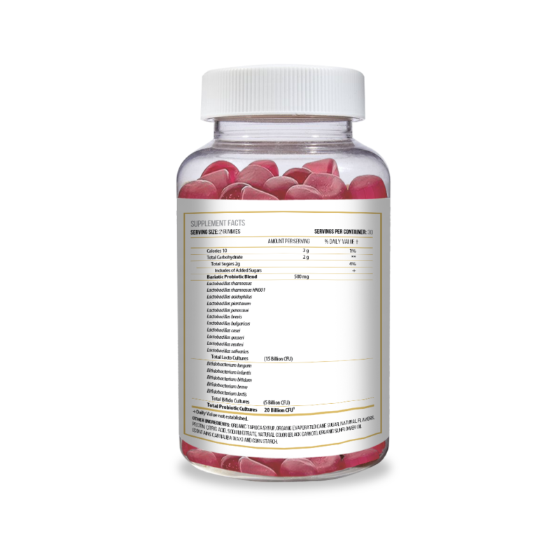 Actif Bariatric Probiotic Gummies - 20 Billion CFU