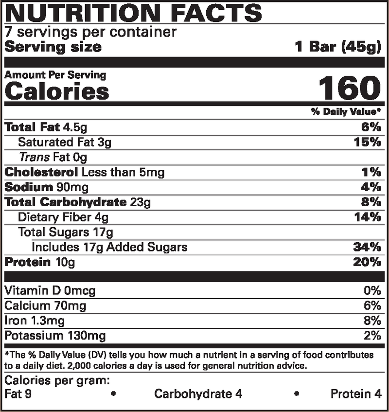 BariatricPal 10g Protein Snack Bars - Brownie with Caramel Layer