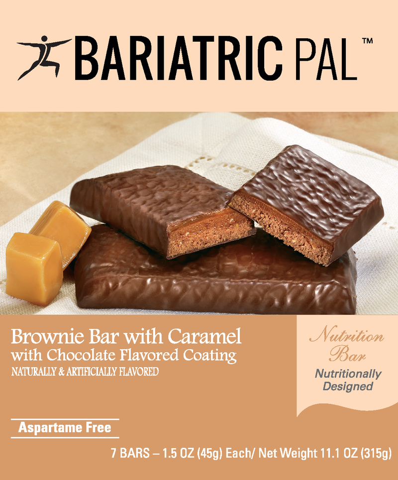 BariatricPal 10g Protein Snack Bars - Brownie with Caramel Layer