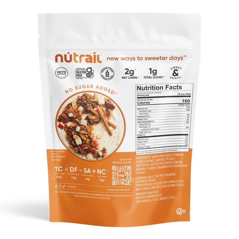 NuTrail Keto Nut Granola