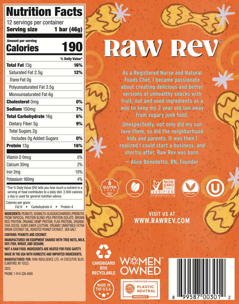 Raw Revolution Raw Rev Glo Bars