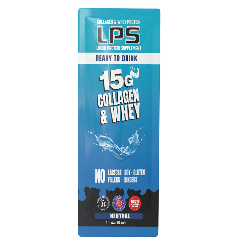 LPS® Sugar Free Collagen & Whey Liquid Protein by Nutritional Designs 1 oz Packets