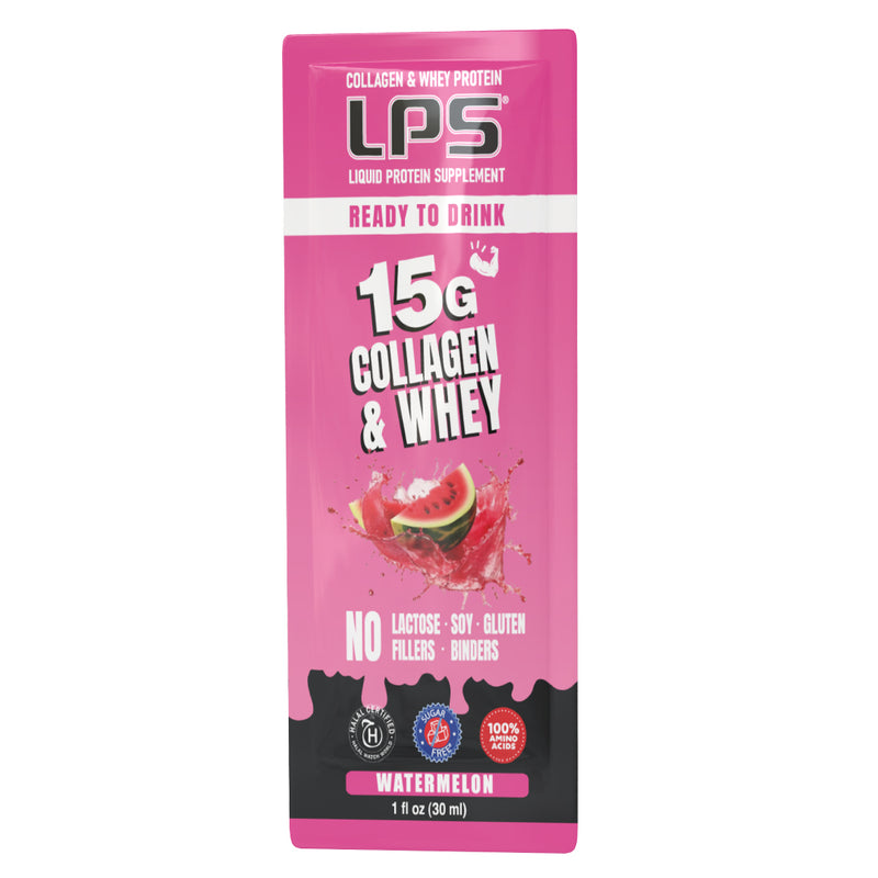 LPS Sugar Free® Collagen & Whey Liquid Protein Supplement by Nutritional Designs 1 oz Packets - Available in 5 Flavors