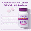 BariMelts Biotin (5,000 mcg) 90 Fast-Dissolving Tablets - Natural Strawberry Flavor