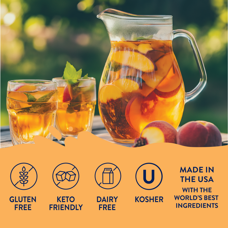 Jordan's Skinny Mixes Sugar Free Peach Tea Syrup Concentrate