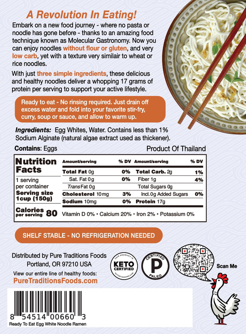 Pure Traditions Noodle Revolution Egg White Noodles