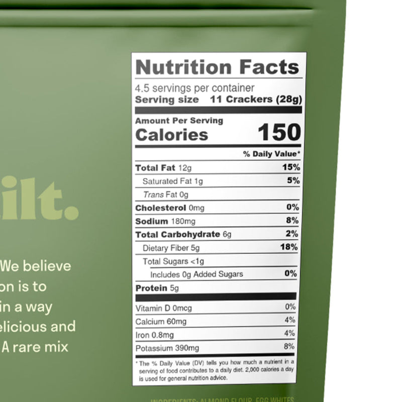 Almond Flour Crackers by Real Phat Foods (4.5 oz)