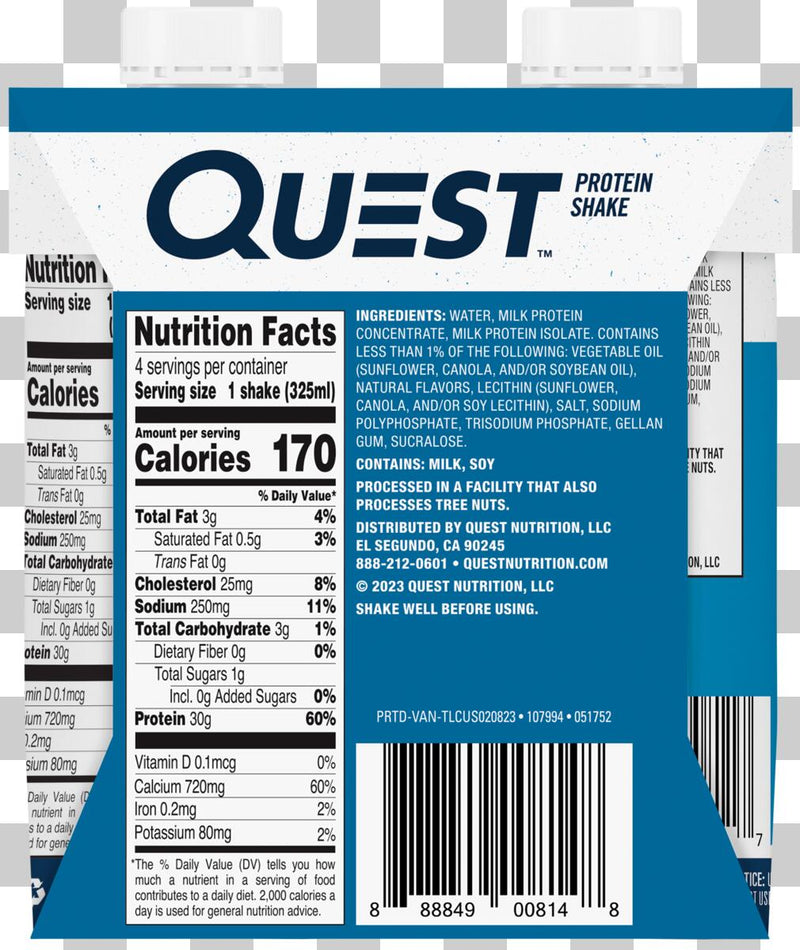 Quest Nutrition Protein Shake RTD