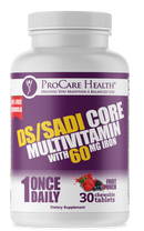 ProCare Health DS/SADI Core Multivitamin Chewable Tablet - with 60mg Iron