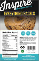 Inspire Protein Kitchen Bagels, 10oz (284g) by Bariatric Eating