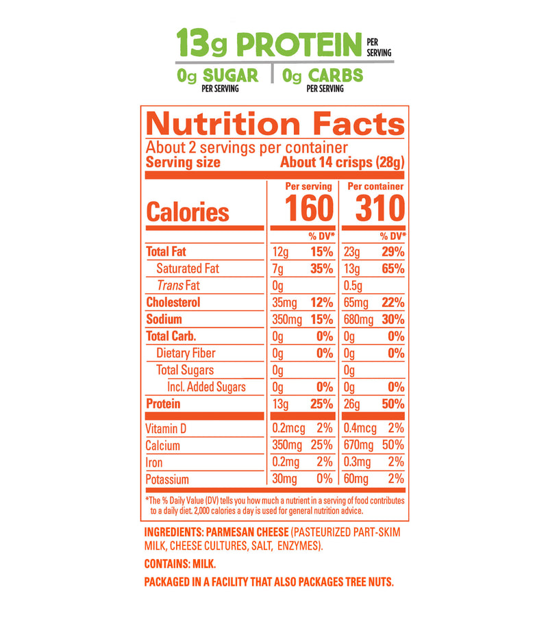 Whisps Cheese Crisps, 2.12 oz