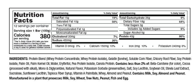 Convenient Nutrition XL40 Protein Bar