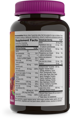 Nature's Way Alive! Premium Gummies Complete Multivitamin, Women's 50+ 75 gummies