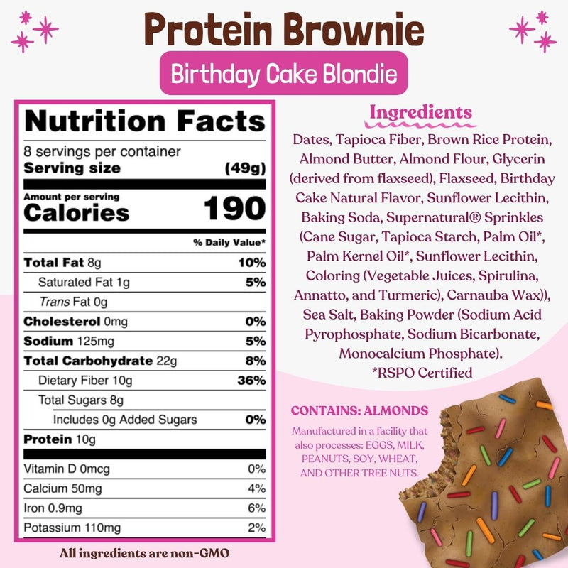 Elavi High Protein Brownie, 1.87 oz - Sweet but Mighty!