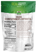 NOW Erythritol, Confectioner's Powder, Organic 1 lb.
