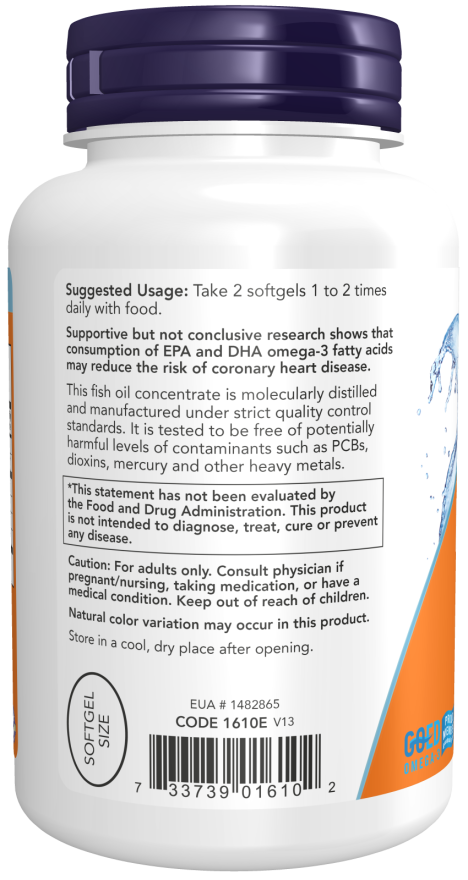 NOW DHA-250 120 softgels