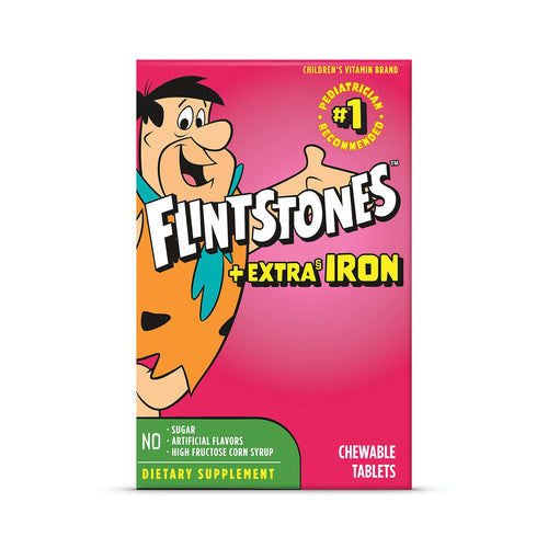 Flintstones Plus Extra Iron Chewables Multivitamin