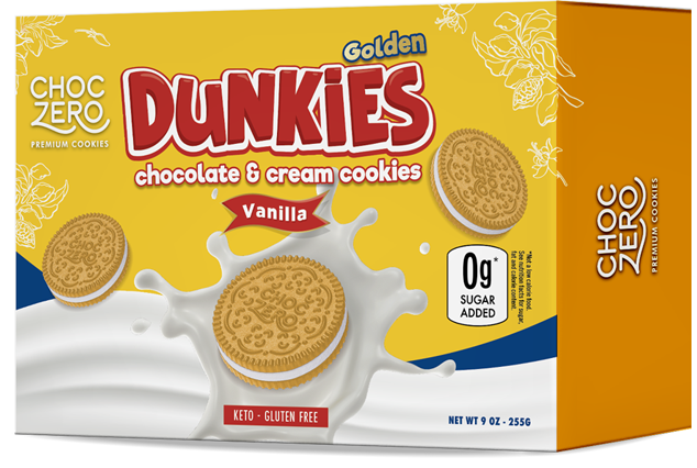 ChocZero Dunkies Sandwich Cookies, 9 oz