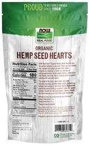 NOW Hemp Seed Hearts, Organic 8 oz.