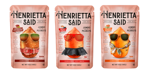 Henrietta Said Jumbo Roasted Peanuts - Scandalously Spicy!