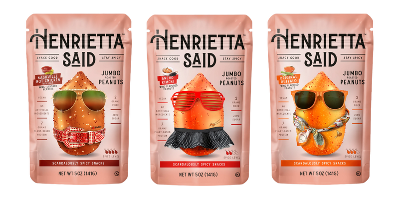 Henrietta Said Jumbo Roasted Peanuts - Scandalously Spicy!