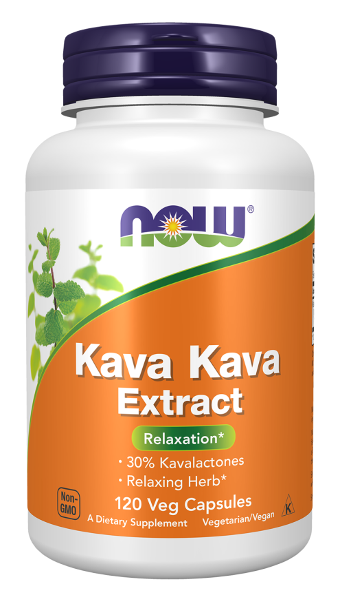 NOW Kava Kava Extract 120 veg capsules