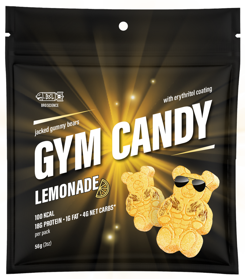 Gain Gummies Gym Candy - Protein Gummy Bears, 2oz