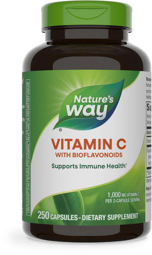 Nature's Way Vitamin C with Bioflavonoids 1000mg - 250 capsules