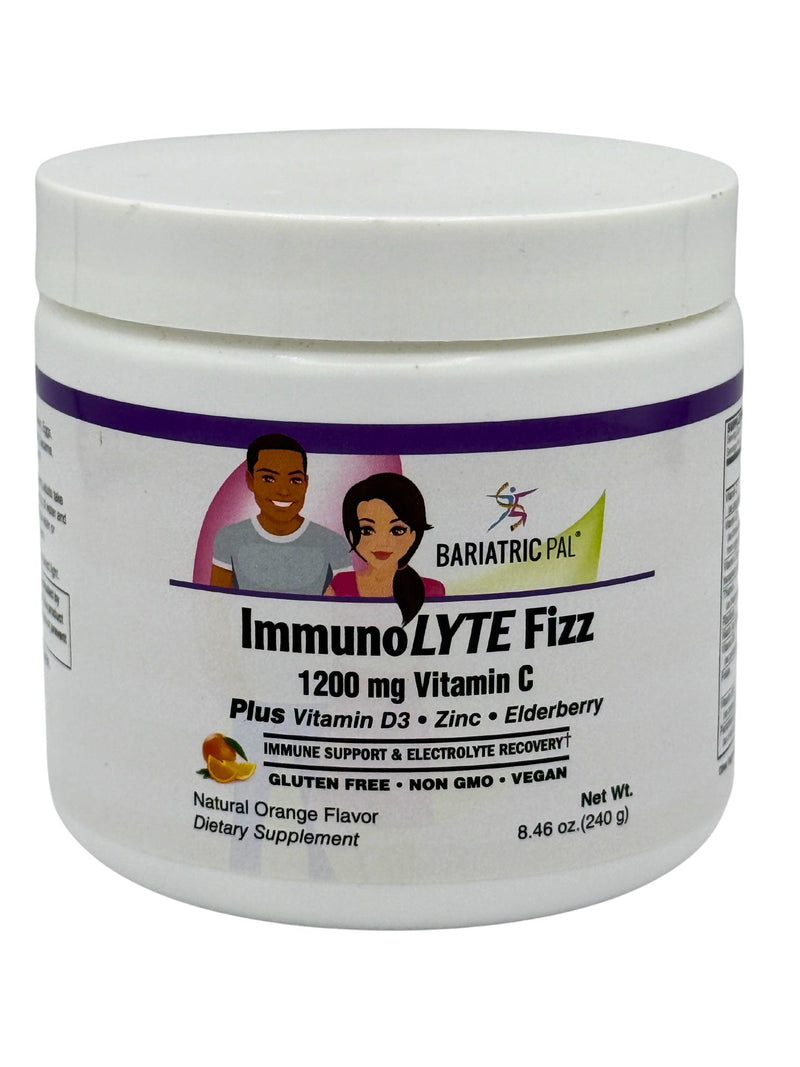 ImmunoLYTE Fizz by BariatricPal with 1200mg Vitamin C Plus D3, Zinc & Elderberry - Immune Support & Electrolyte Recovery!