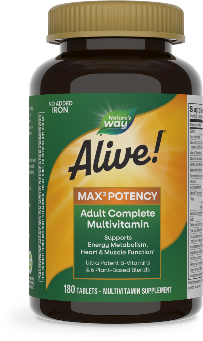 Nature's Way Alive! Max 3 Potency Multivitamin