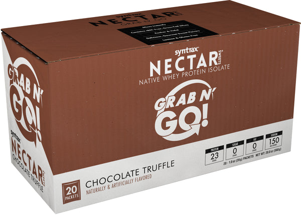 Syntrax Nectar Protein Powder Grab N' Go Box - Chocolate Truffle