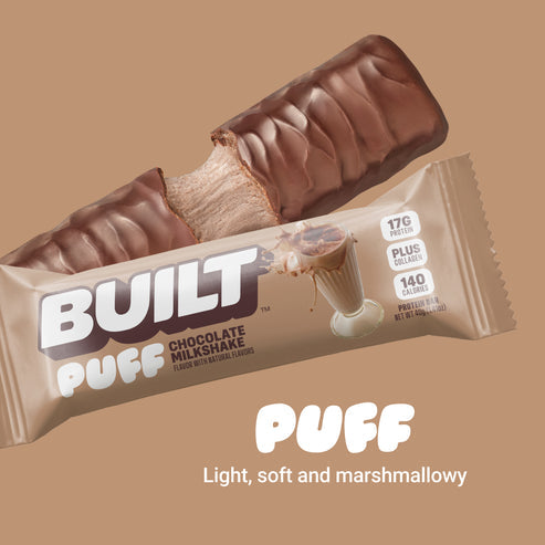 Built Bar Protein Puffs - Chocolate Milkshake