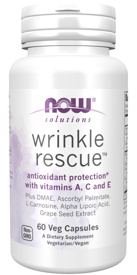 NOW Wrinkle Rescue 60 veg capsules