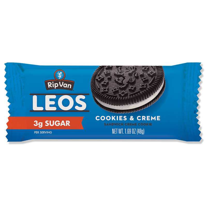 Rip Van Leos Low Sugar Sandwich Creme Cookies 