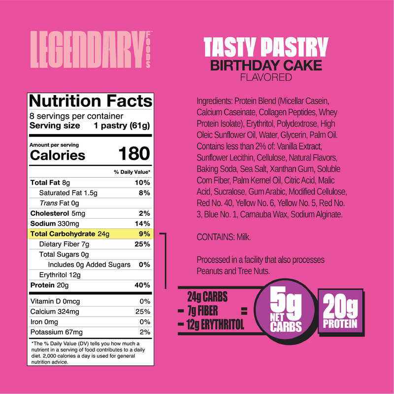 Legendary Foods Cake Style Protein Pastry