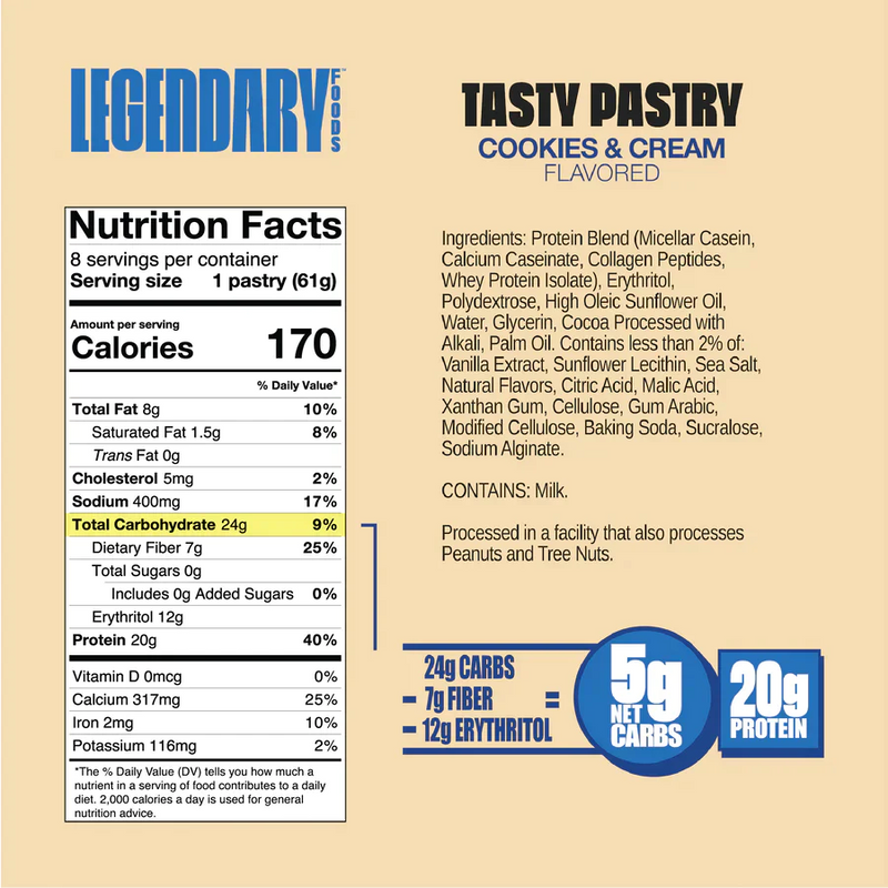 Legendary Foods Cake Style Protein Pastry