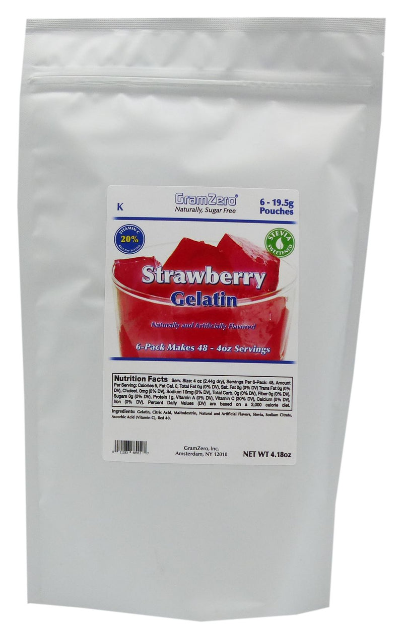 GramZero Stevia Sweetened Sugar Free Gelatin Mix