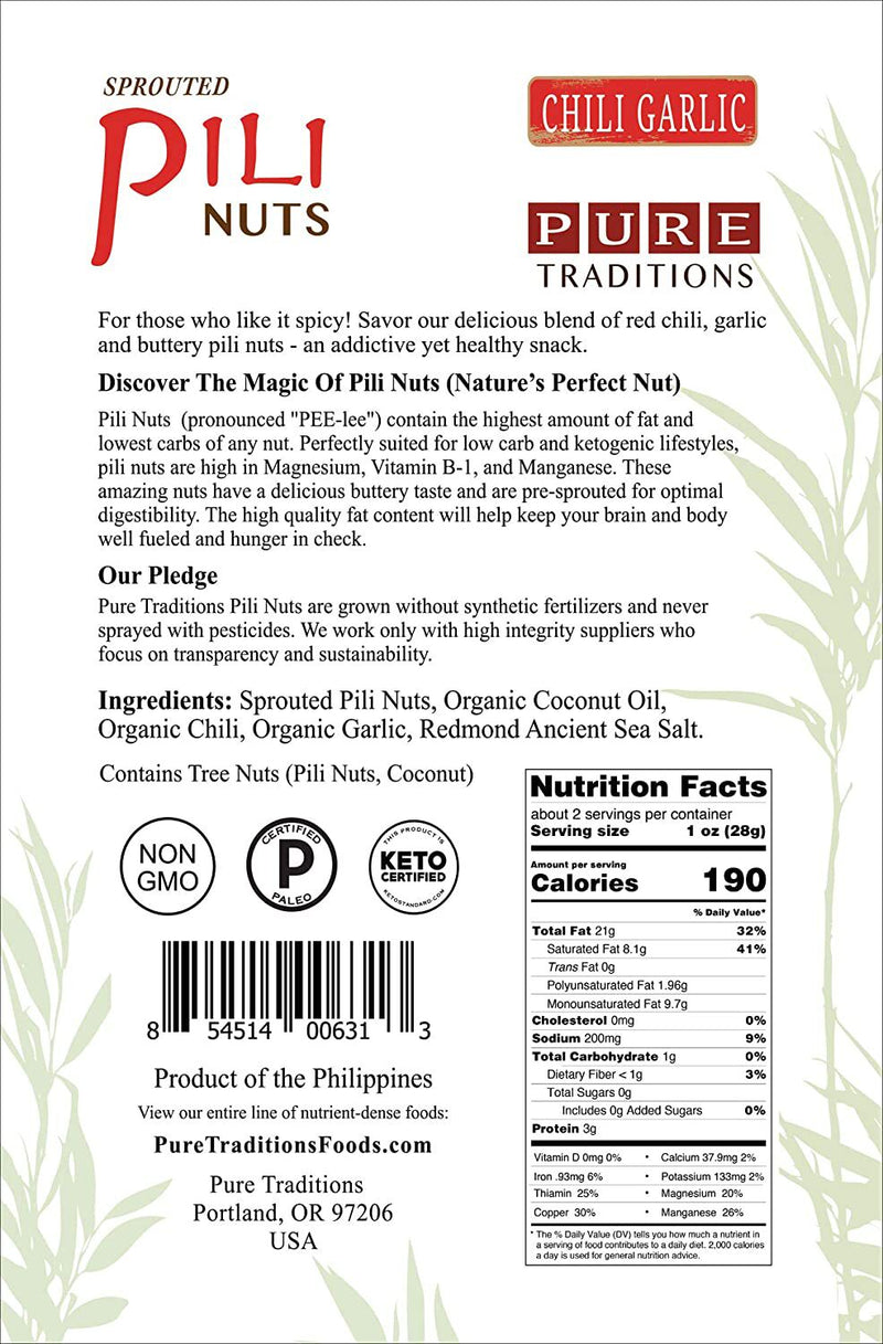 Pure Traditions Sprouted Pili Nuts