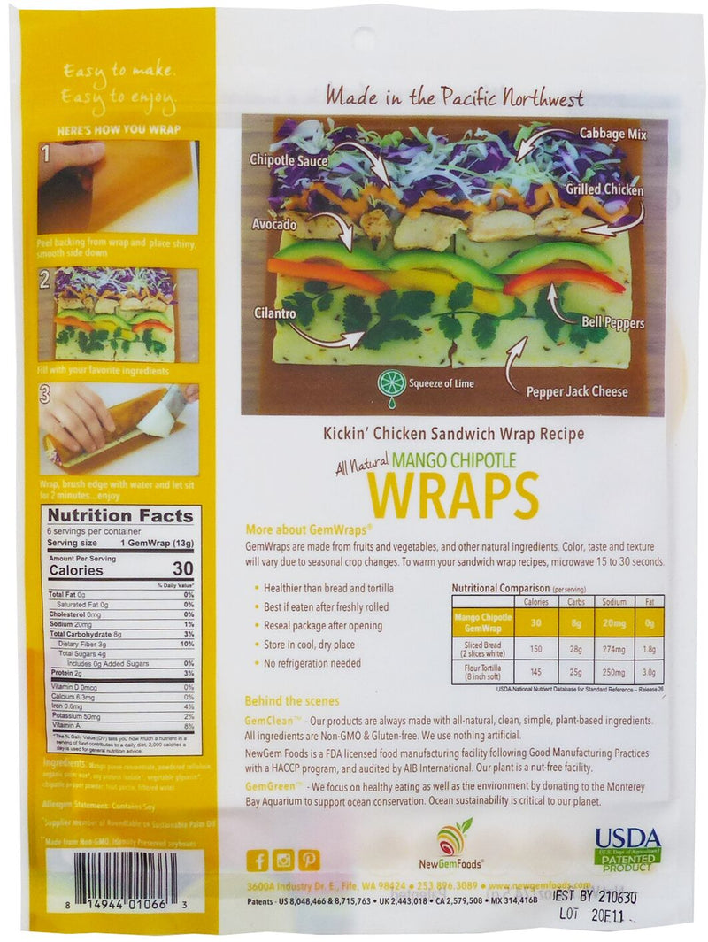 NewGem Foods GemWraps