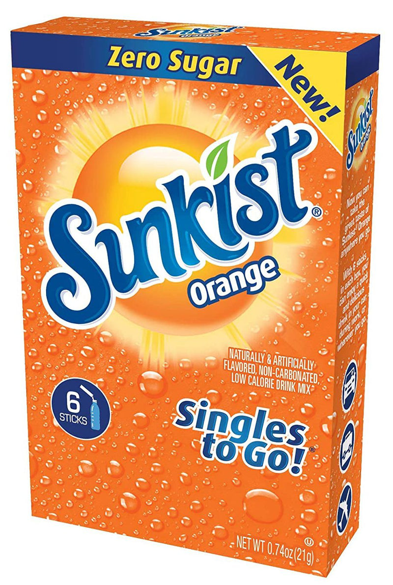 Sunkist Zero Sugar Singles-to-Go