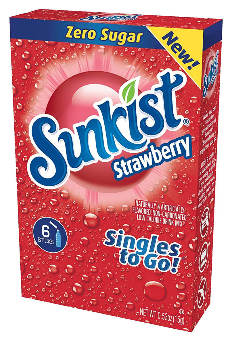 Sunkist Zero Sugar Singles-to-Go