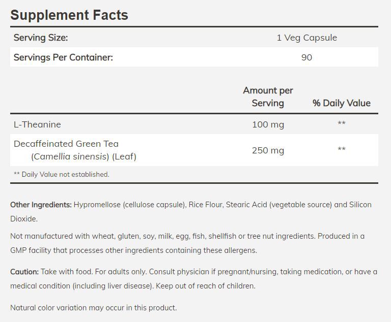 NOW L-Theanine
