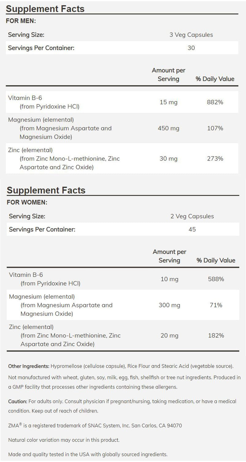 NOW ZMA 90 veg capsules 