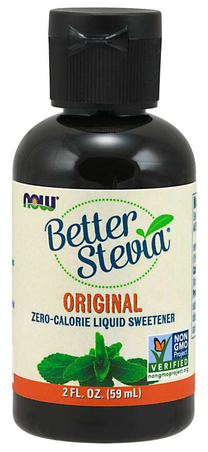 NOW Better Stevia Zero Calorie Liquid Sweetener