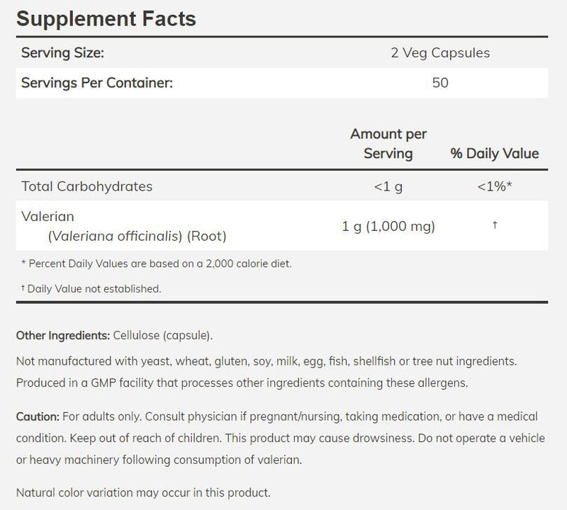 NOW Valerian Root